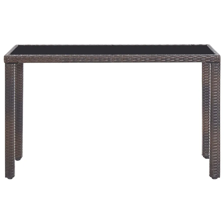 Ensemble à manger d'extérieur 5pcs avec coussins Résine tressée - 4