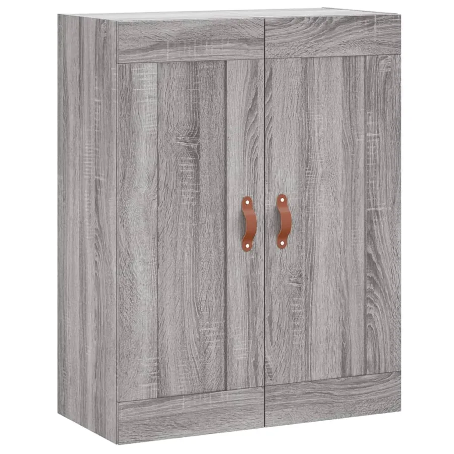 Buffet haut Sonoma gris 69,5x34x180 cm Bois d'ingénierie - 4
