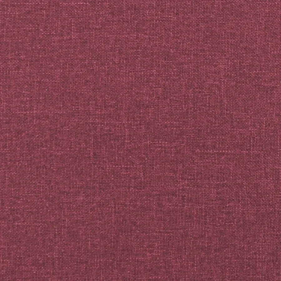 Banc Rouge bordeaux 110x76x80 cm Tissu - 7