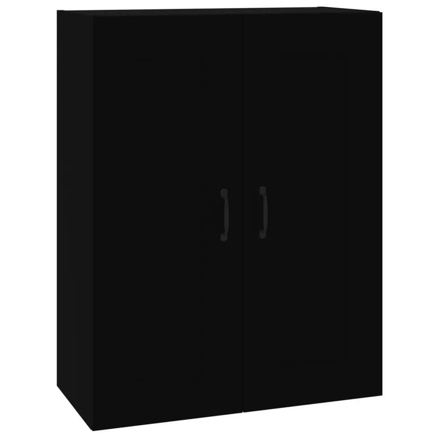Armoire murale suspendue Noir 69,5x32,5x90 cm - 2