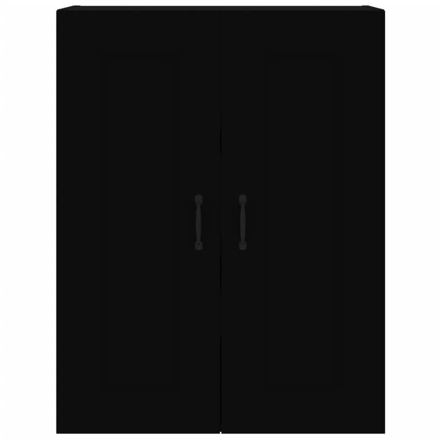 Armoire murale suspendue Noir 69,5x32,5x90 cm - 5