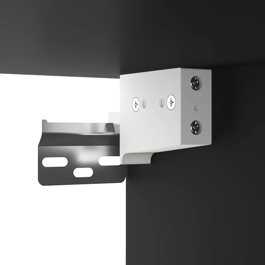 Armoire murale suspendue Noir 69,5x32,5x90 cm - 8
