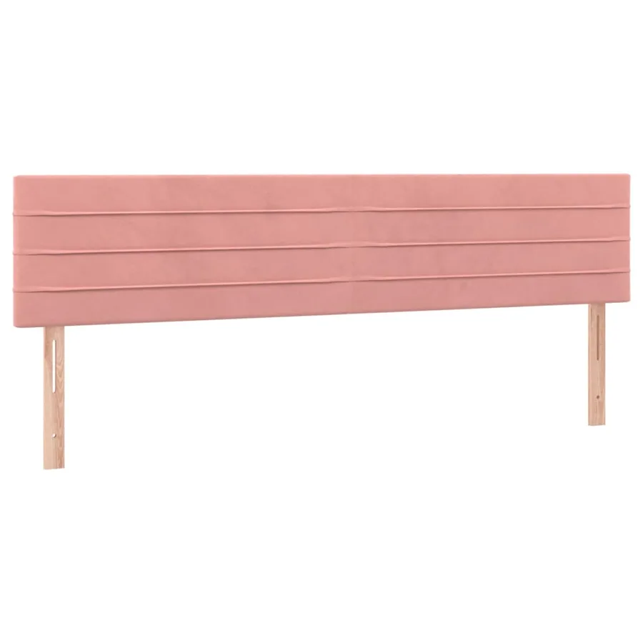 Sommier à lattes de lit avec matelas et LED Rose 200x200 cm - 7