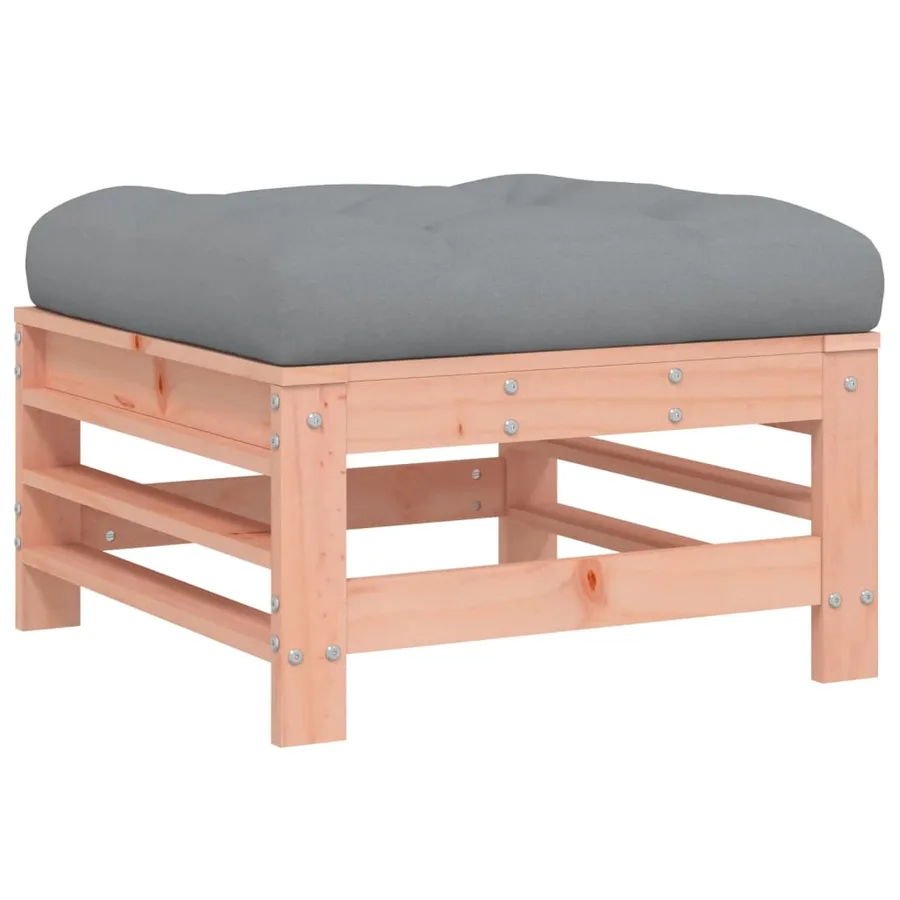 Salon de jardin 6 pcs avec coussins bois massif Douglas - 6