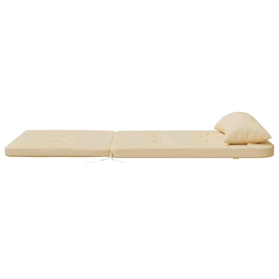 Coussins de chaise adirondack lot de 2 beige tissu oxford - 7