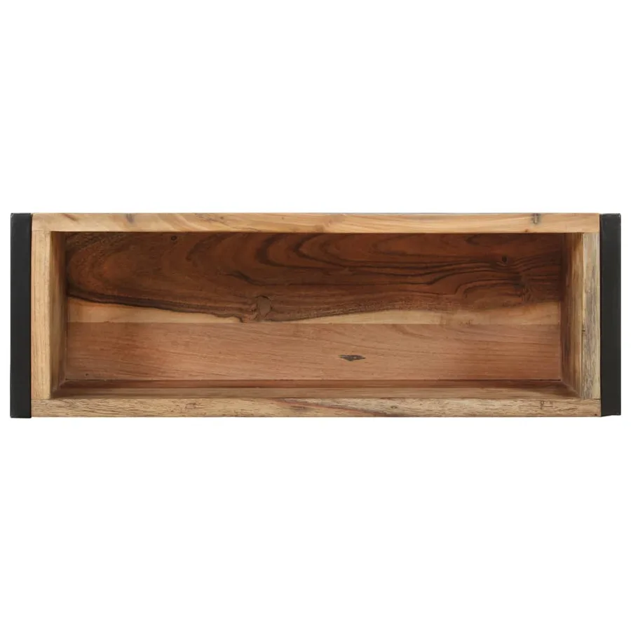 Jardinière 60x20x68 cm Bois de récupération massif - 4