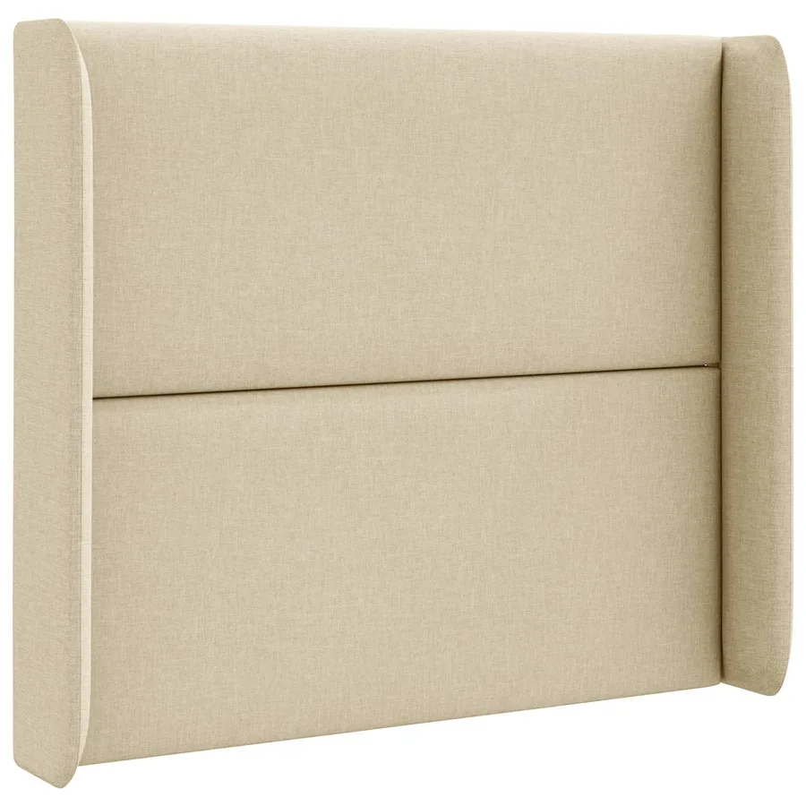 Oreille de tête de lit Crème 80 x 16 x 4 cm tissu - 3