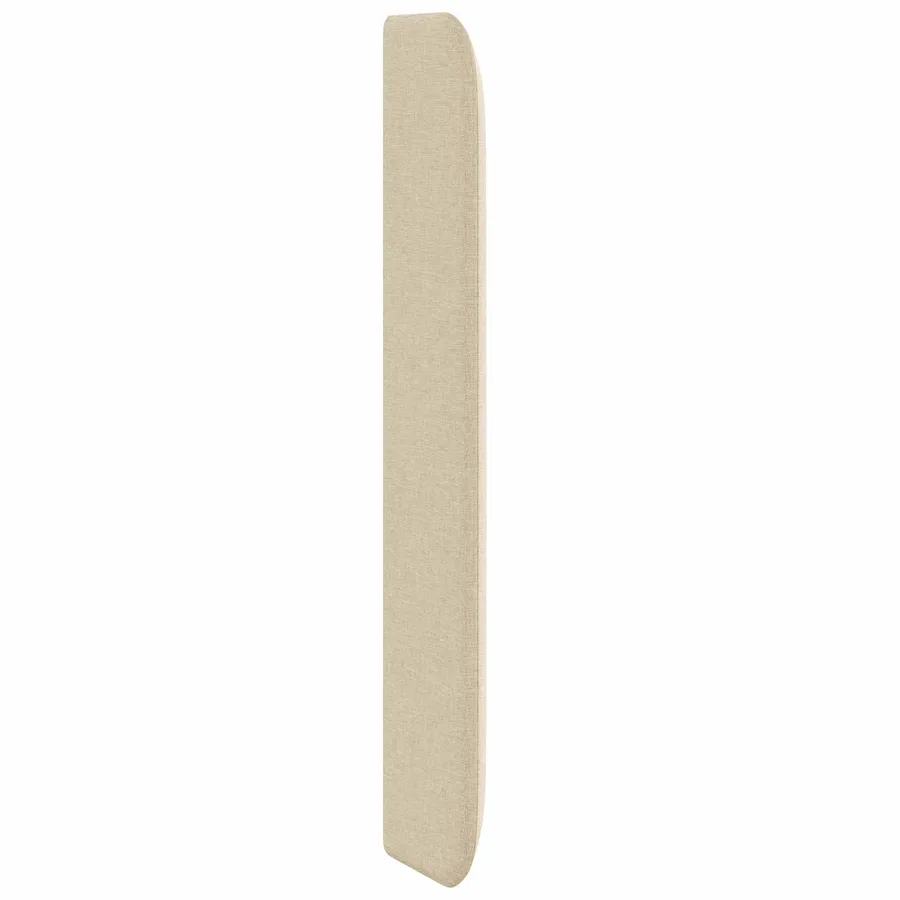 Oreille de tête de lit Crème 80 x 16 x 4 cm tissu - 5