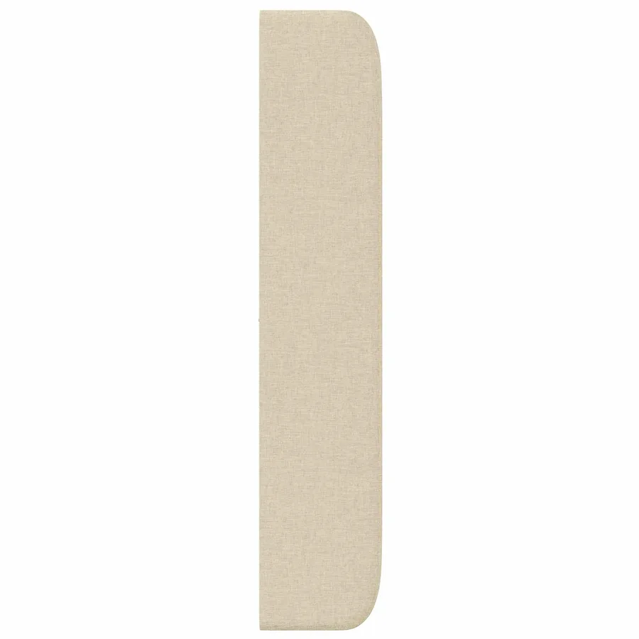 Oreille de tête de lit Crème 80 x 16 x 4 cm tissu - 7
