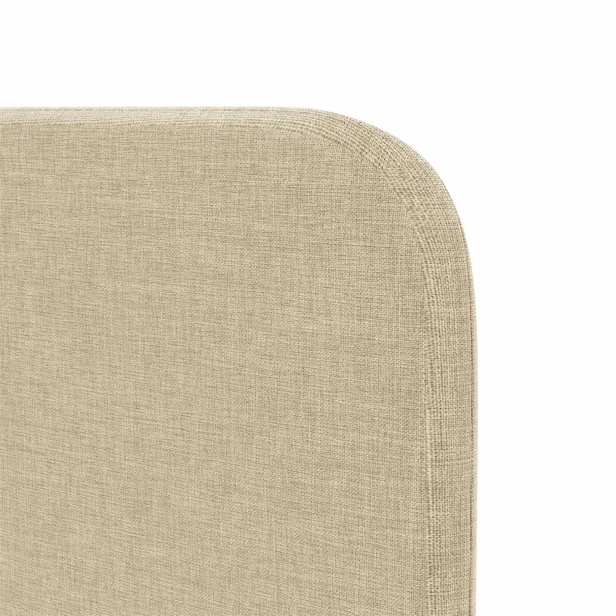 Oreille de tête de lit Crème 80 x 16 x 4 cm tissu - 9