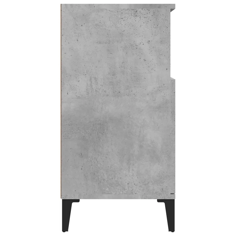 Buffet Gris béton 60x35x70 cm Bois d'ingénierie - 7