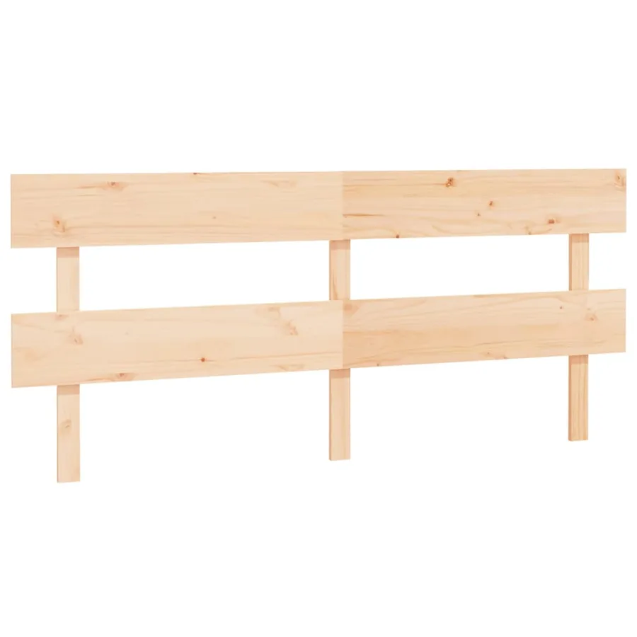 Tête de lit 204x3x81 cm Bois massif de pin - 2