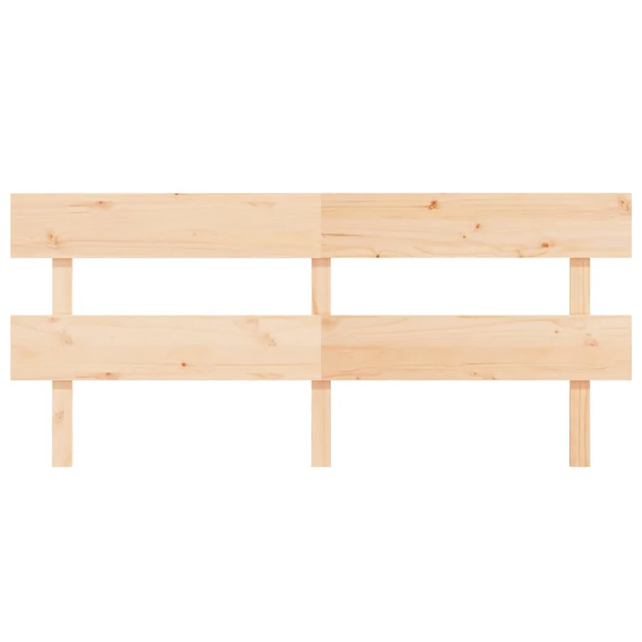 Tête de lit 204x3x81 cm Bois massif de pin - 3