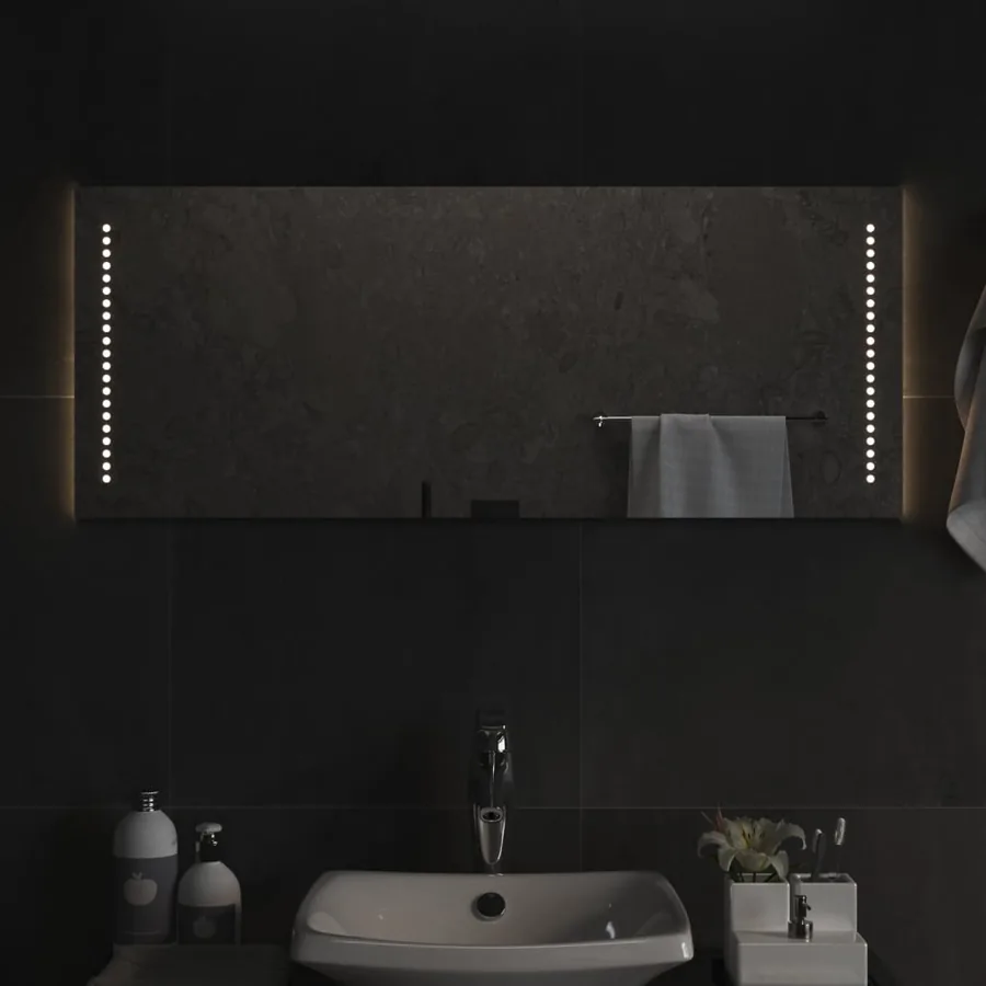 Miroir de salle de bain à LED 40x100 cm