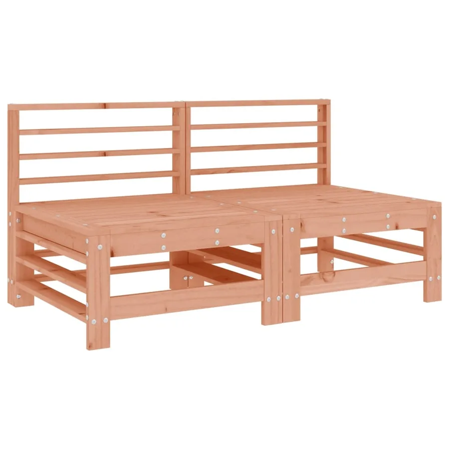 Canapés centraux avec coussins 2 pcs bois massif douglas - 3