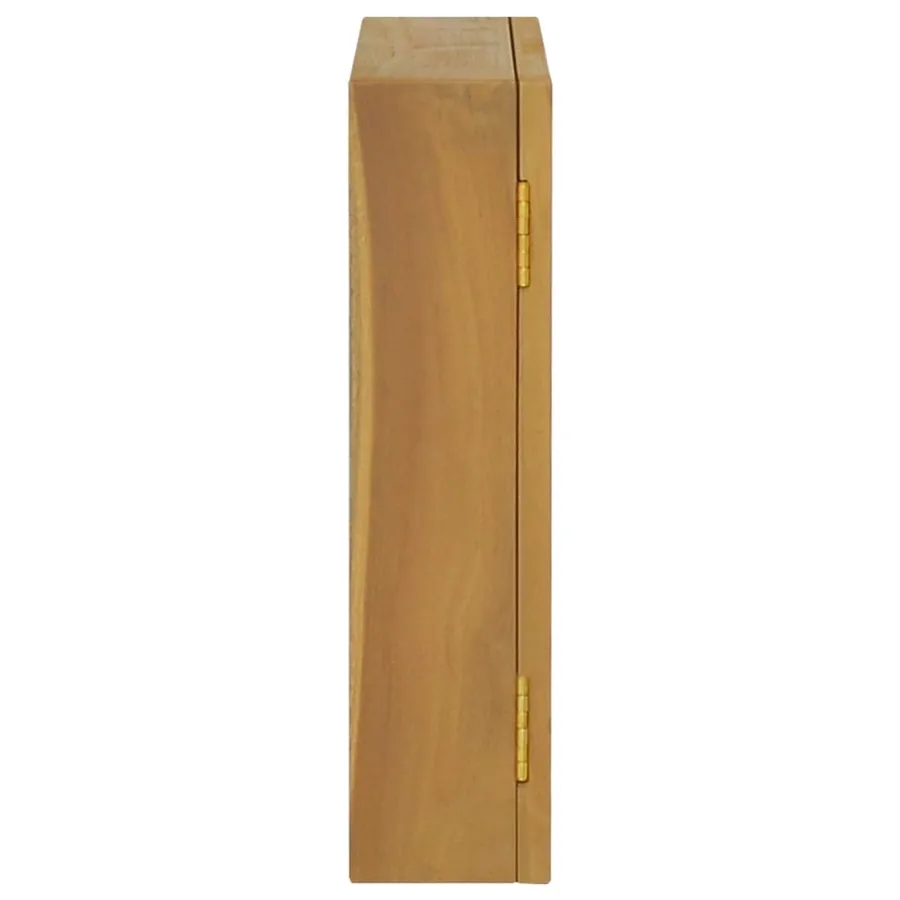 Armoire à miroir 60x10x40 cm Bois de teck solide - 4