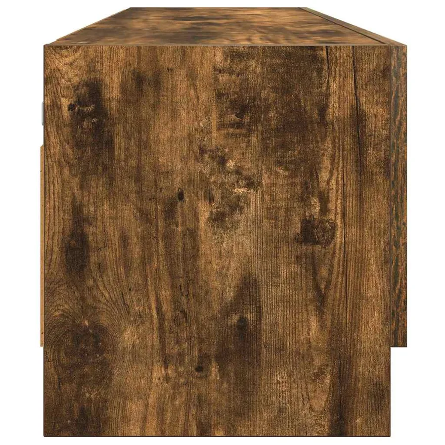 Garde-robe Chêne fumé 100x32,5x35 cm Bois d'ingénierie - 7