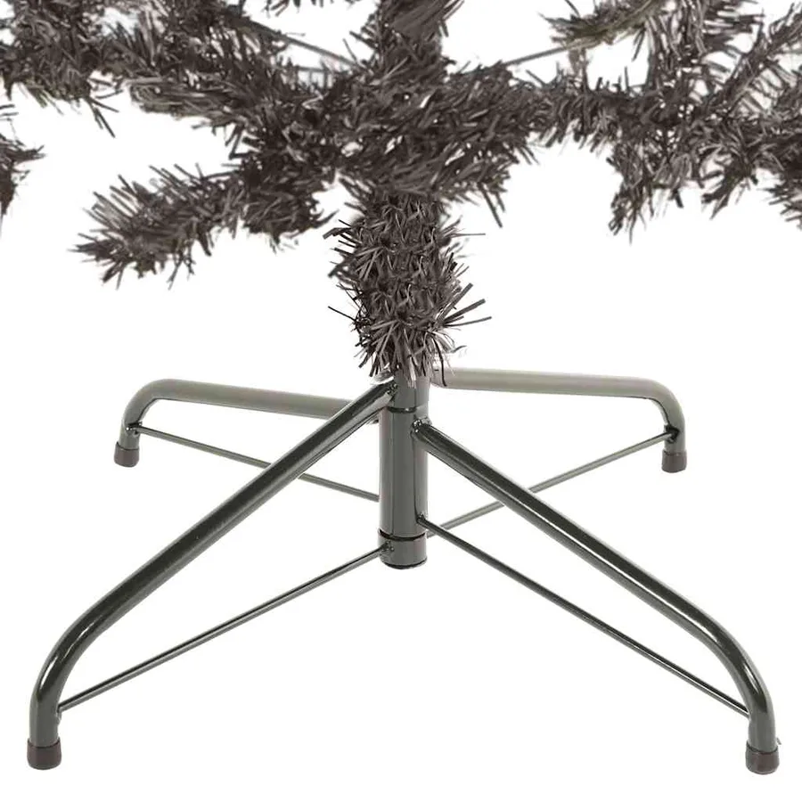 Sapin de Noël étroit Noir 240 cm - 3