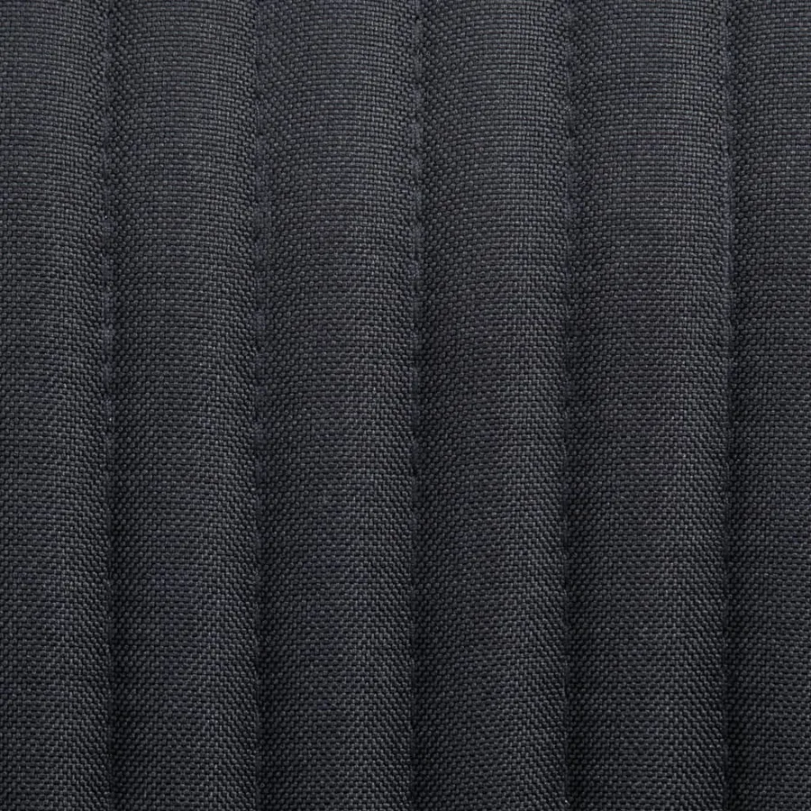 Chaises à manger lot de 2 noir tissu - 7
