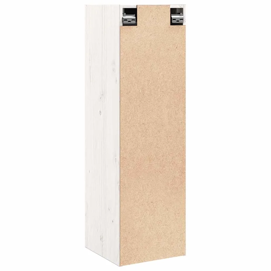 Armoires murales 2 pcs Blanc 30x30x100 cm Bois de pin massif - 9