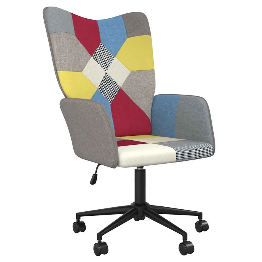 Chaise de relaxation Patchwork Tissu - 2