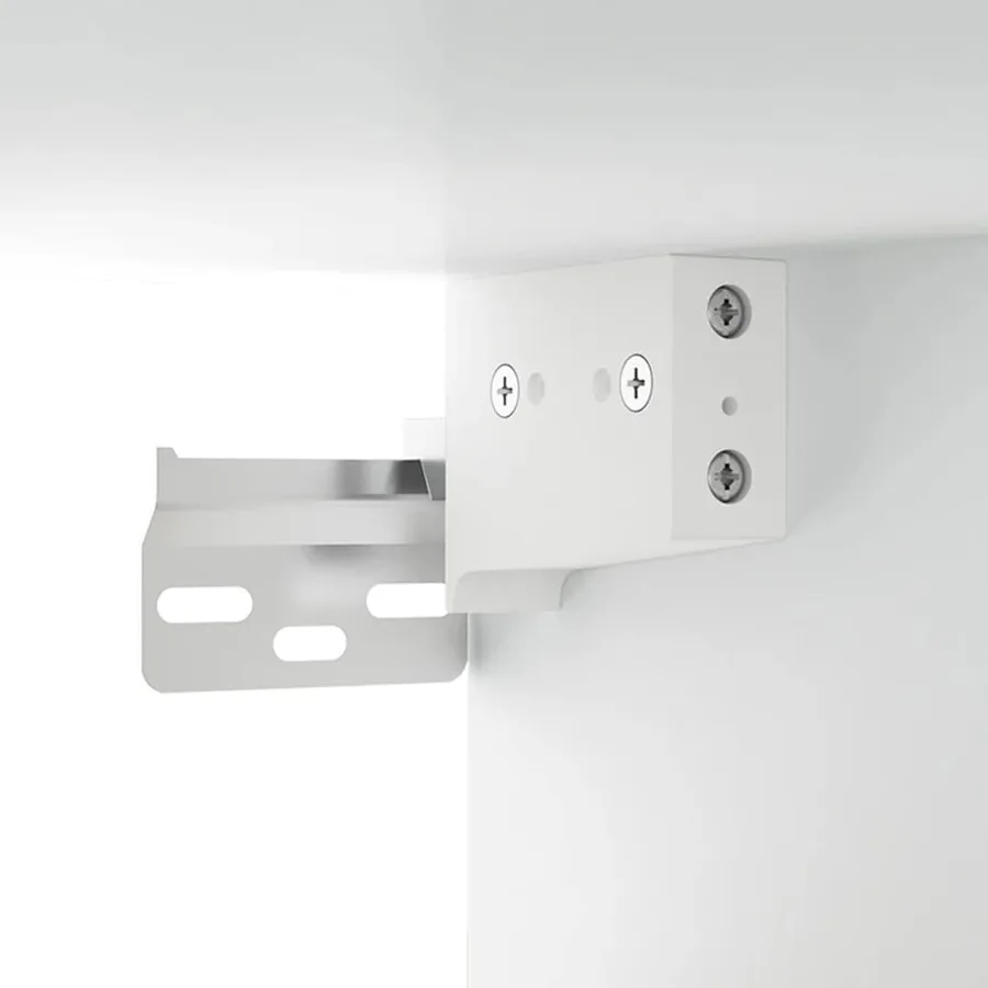Armoires murales 2 pcs Blanc 80x35x36,5 cm Bois d'ingénierie - 6