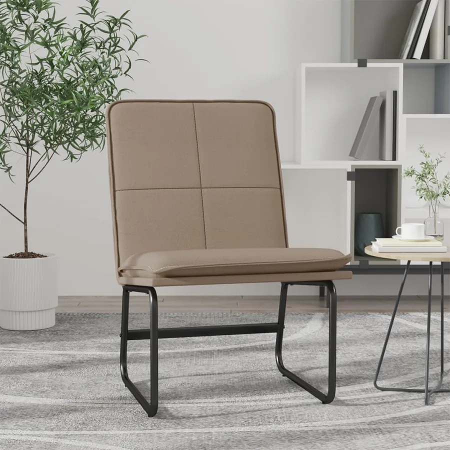 Chaise longue Cappuccino 54x75x76 cm Similicuir