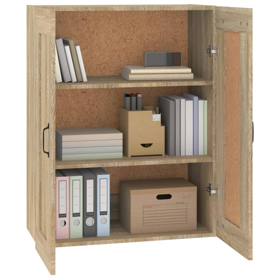 Armoire murale suspendue Chêne sonoma 69,5x32,5x90 cm - 4
