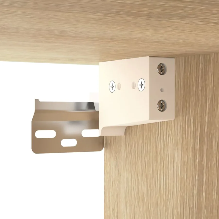 Armoire murale suspendue Chêne sonoma 69,5x32,5x90 cm - 8
