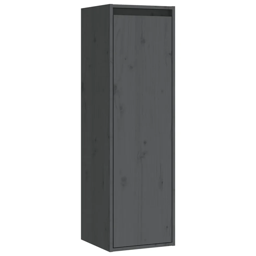 Meubles TV 4 pcs Gris Bois massif de pin - 7