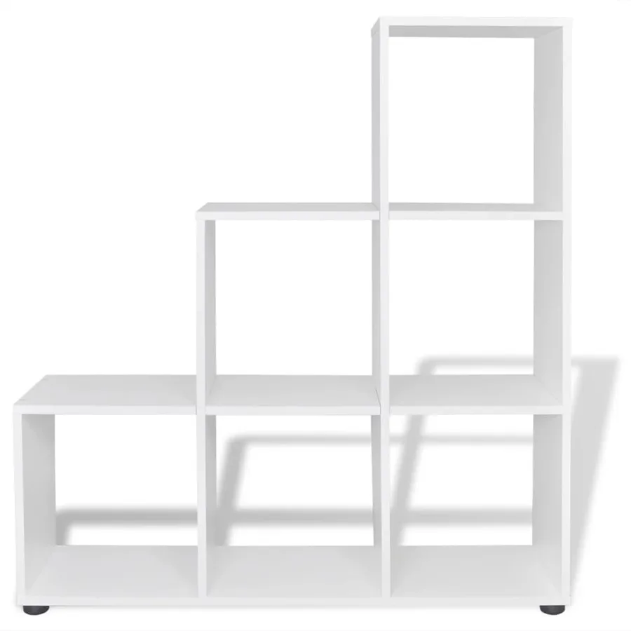 Bibliothèque/étagère 107 cm Blanc - 3