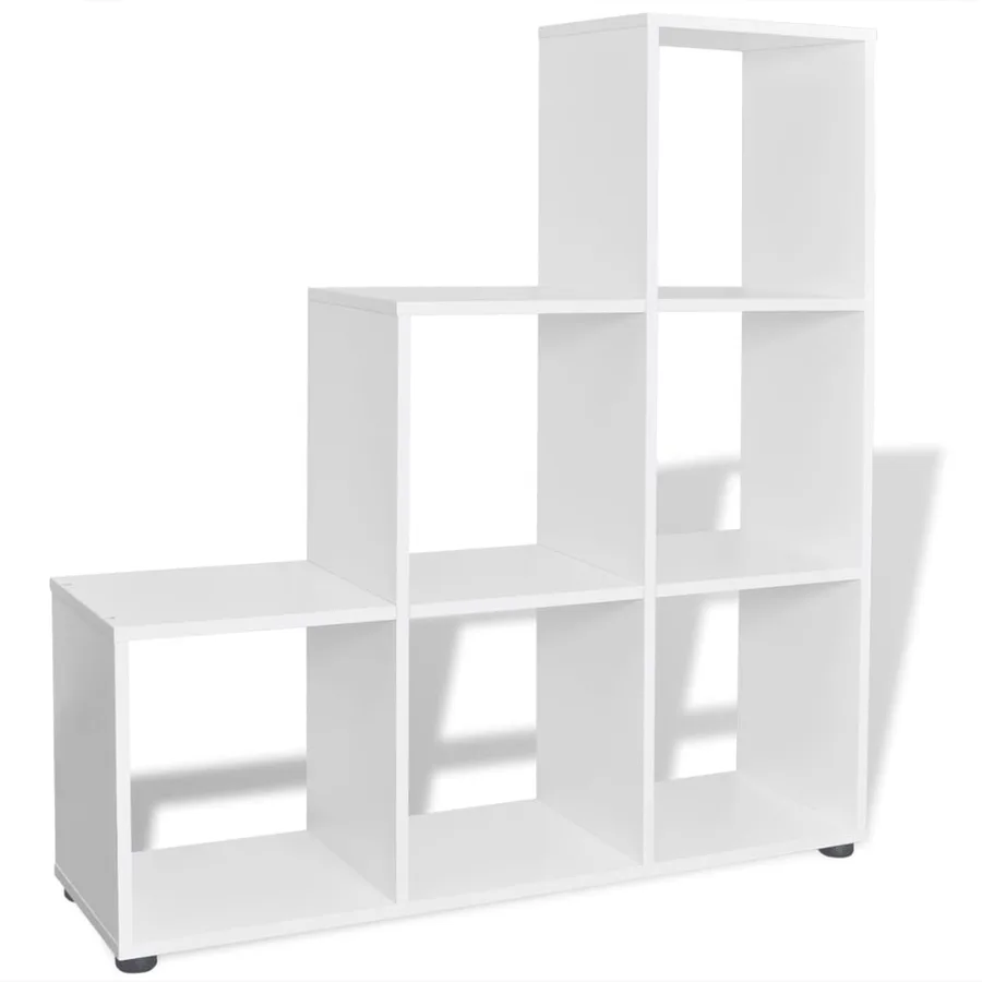 Bibliothèque/étagère 107 cm Blanc - 4