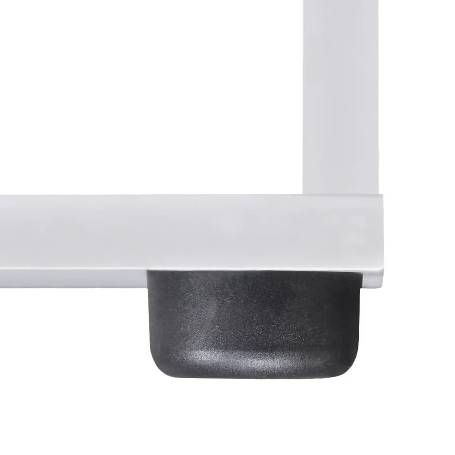 Bibliothèque/étagère 107 cm Blanc - 6