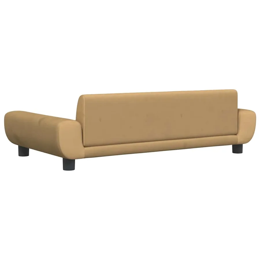 Lit pour chien marron 100x54x33 cm velours - 5