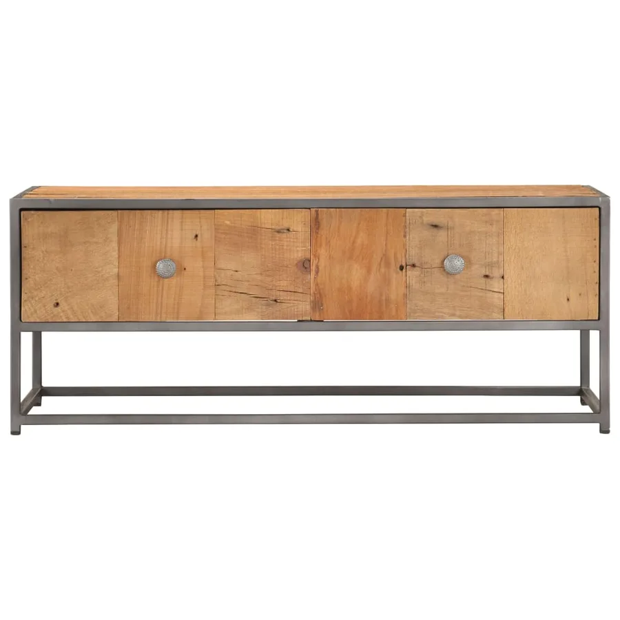 Table basse 90 x 50 x 35 cm Bois de récupération massif - 3