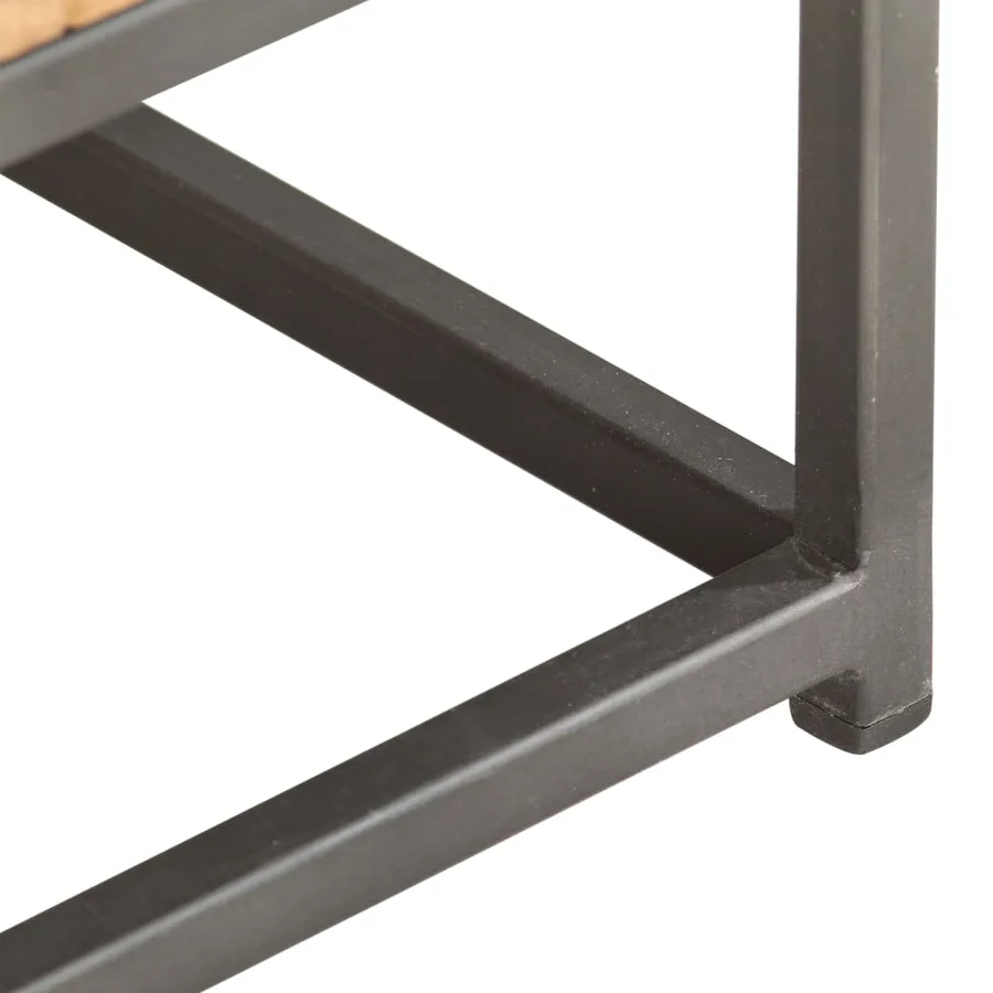 Table basse 90 x 50 x 35 cm Bois de récupération massif - 5