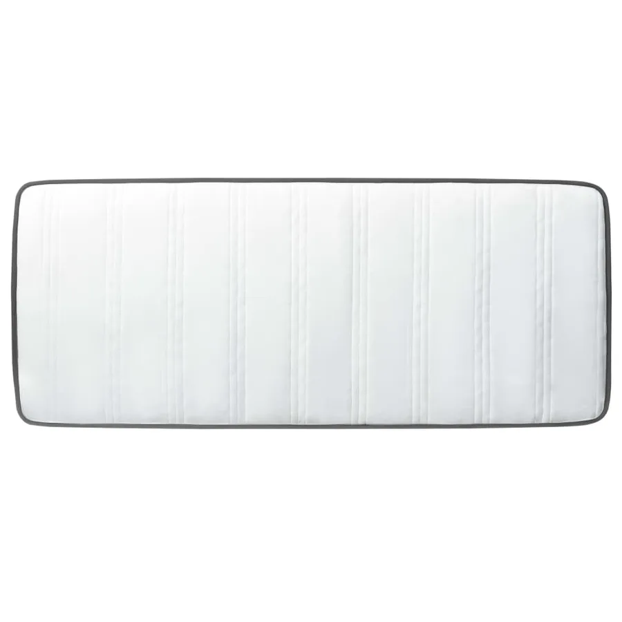Sommier à lattes de lit Gris foncé Tissu 100x200 cm - 12