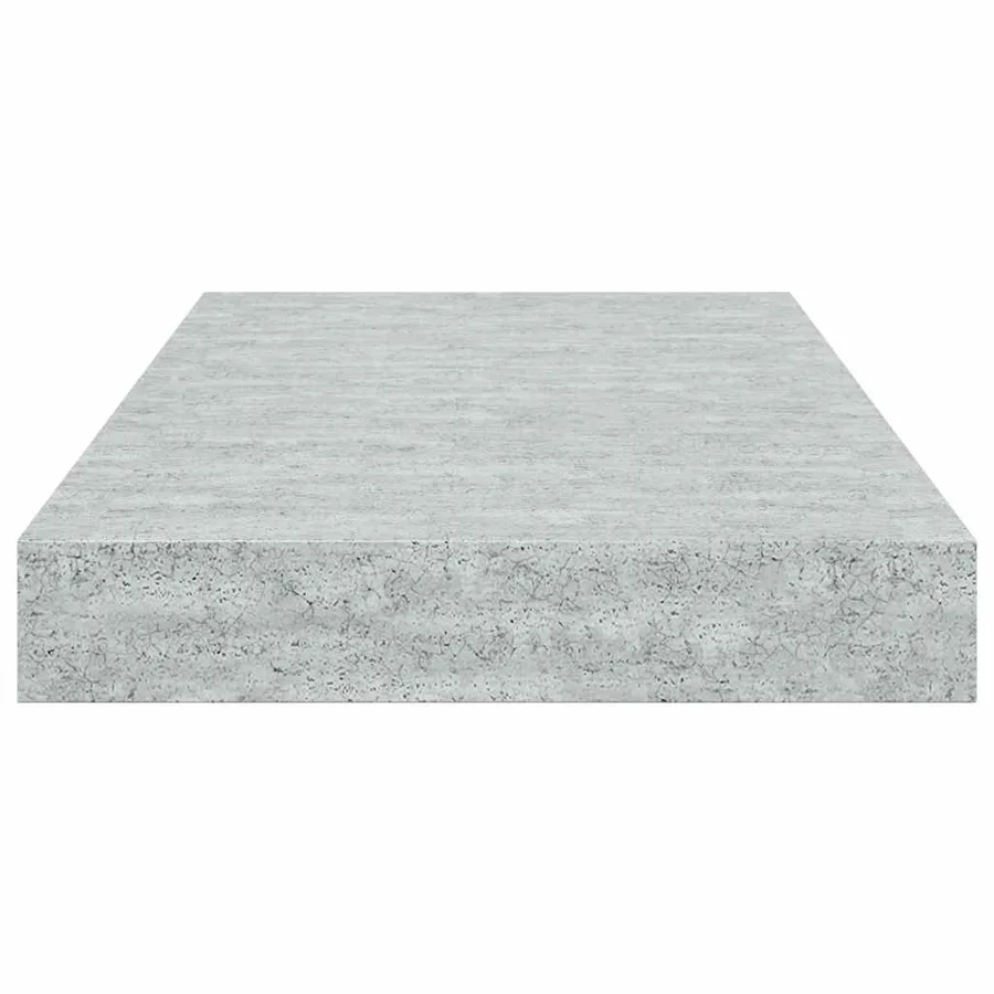 Étagères murales flottantes 4 pcs gris béton 40x23,5x3,8 cm MDF - 8