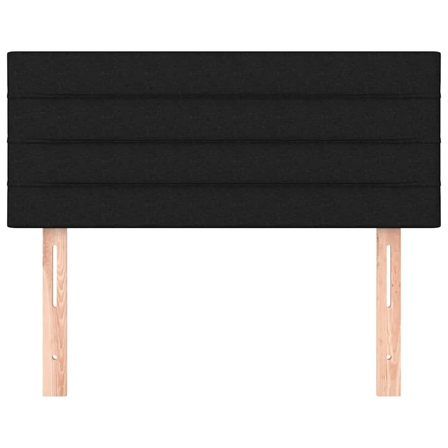 Tête de lit Noir 100x5x78/88 cm Tissu - 3