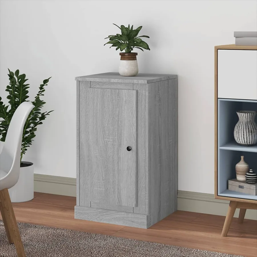 Buffet sonoma gris 37,5x35,5x67,5 cm bois d'ingénierie