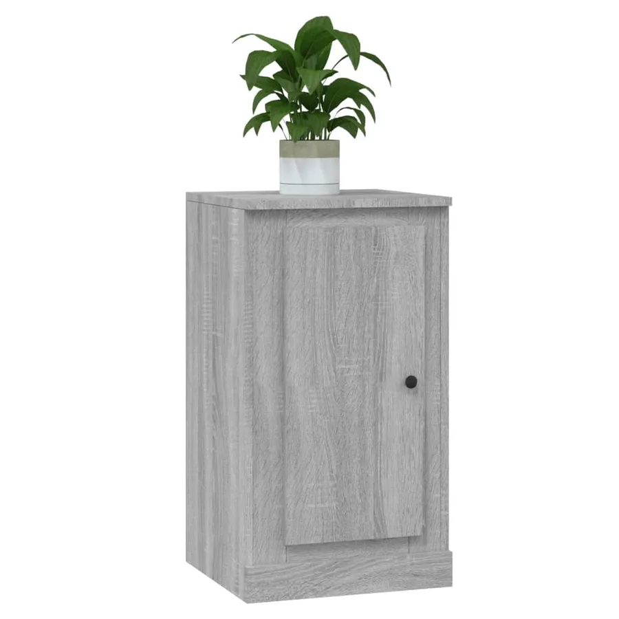 Buffet sonoma gris 37,5x35,5x67,5 cm bois d'ingénierie - 4