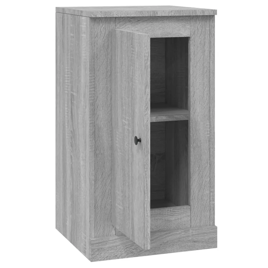 Buffet sonoma gris 37,5x35,5x67,5 cm bois d'ingénierie - 6