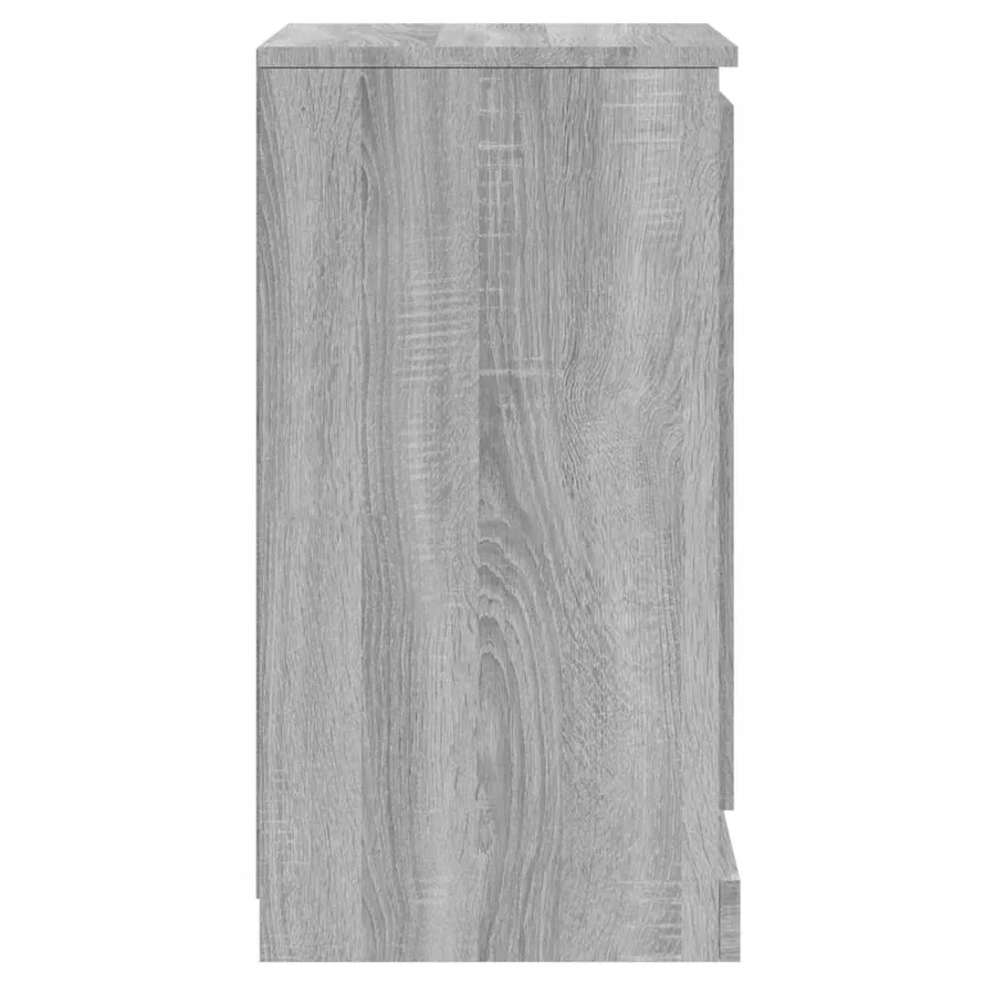 Buffet sonoma gris 37,5x35,5x67,5 cm bois d'ingénierie - 8