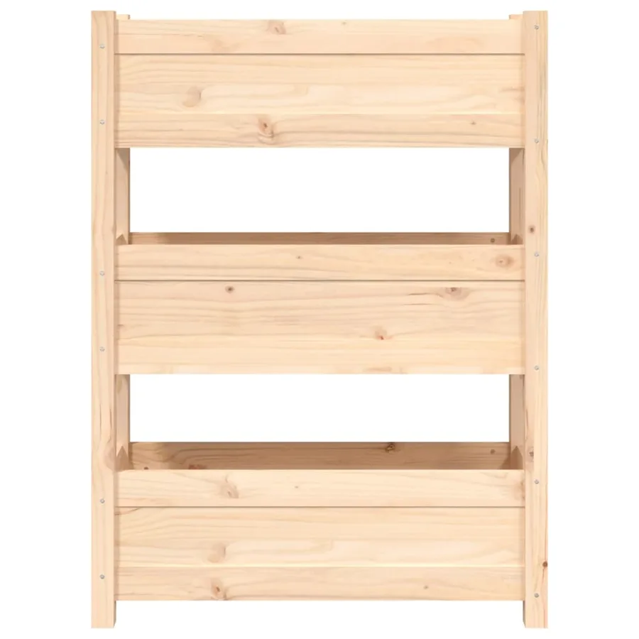 Jardinière 77x25x104,5 cm Bois massif de pin - 5