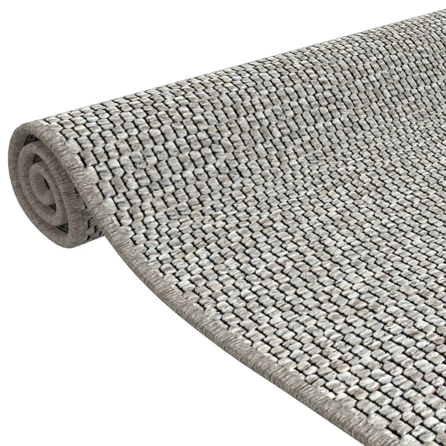 Tapis de couloir aspect sisal platina 50x100 cm - 5