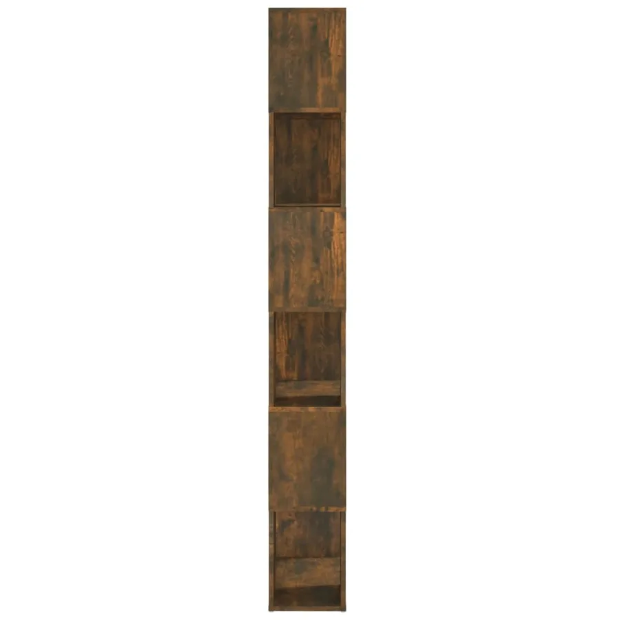 Bibliothèque/Séparateur de pièce Chêne fumé 60x24x186 cm - 6