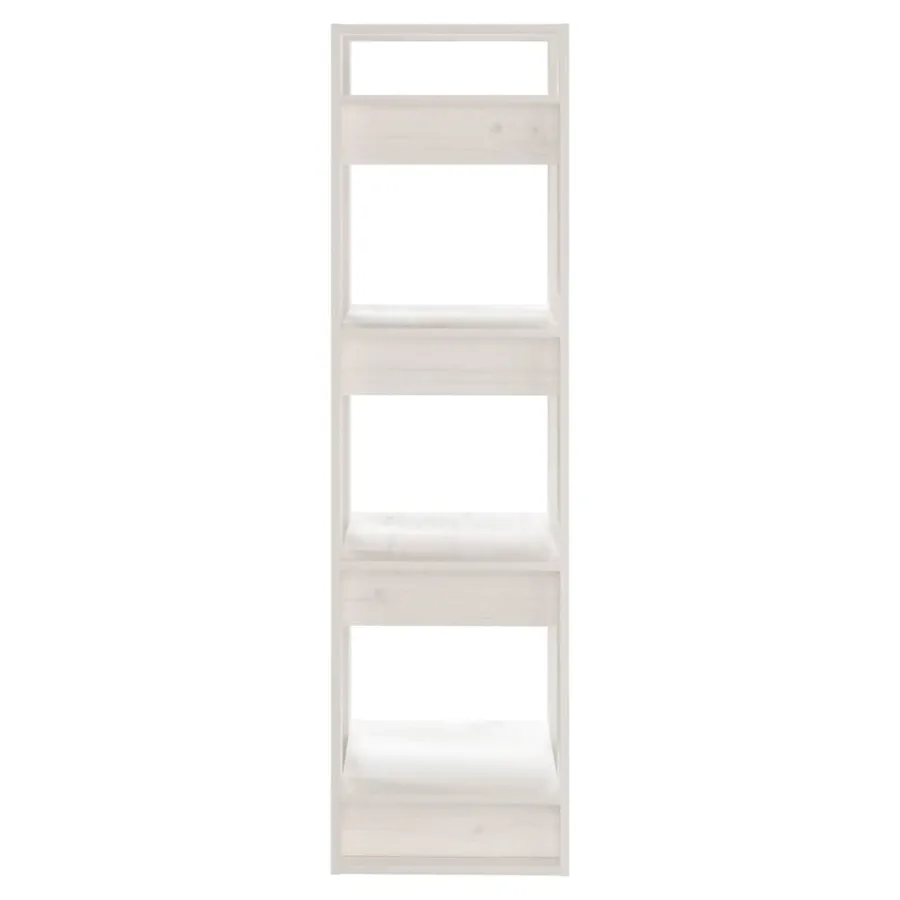 Bibliothèque/Séparateur de pièce Blanc 41x35x125 cm Pin solide - 4