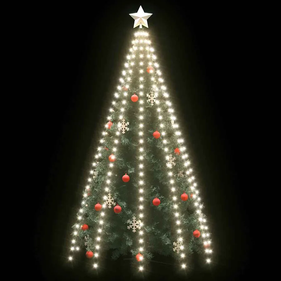 Guirlande lumineuse d'arbre de Noël 250 LED Blanc froid 250 cm - 3