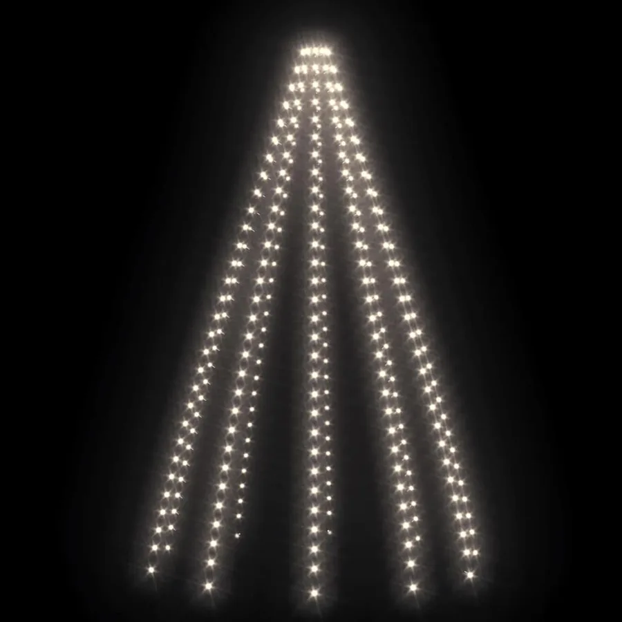Guirlande lumineuse d'arbre de Noël 250 LED Blanc froid 250 cm - 4