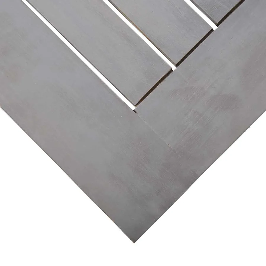 Ensemble à manger d'extérieur 5 pcs Gris Bois d'acacia solide - 10